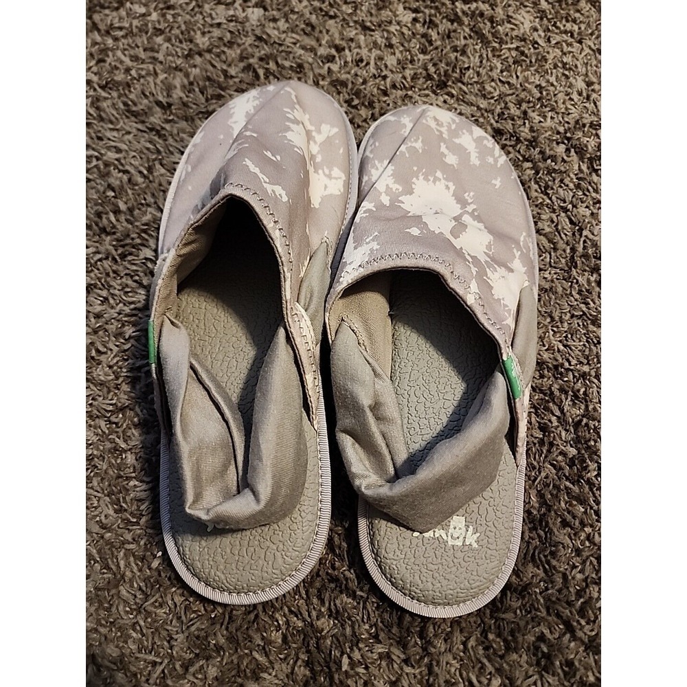 SANUK Yoga Sling Cruz Prints Sandal Women's Sz 9‎ Tie Dye Natural Beige NEW G6